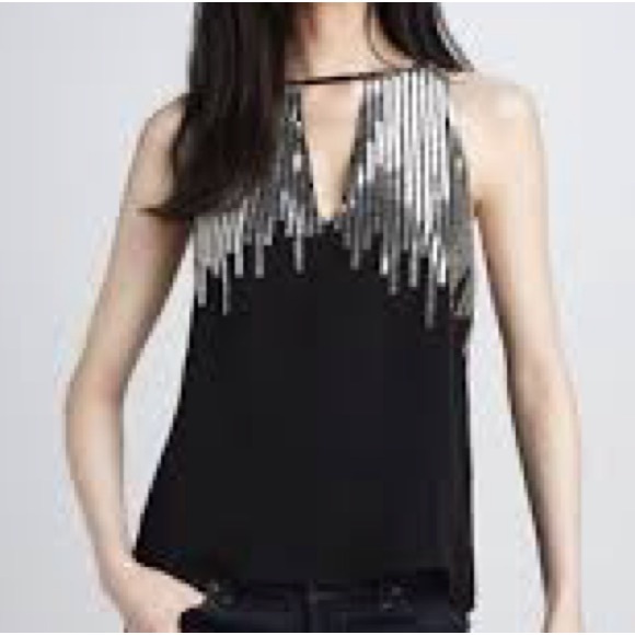 Parker - Black Beaded Top, Small, Beautiful! - Picture 8 of 8